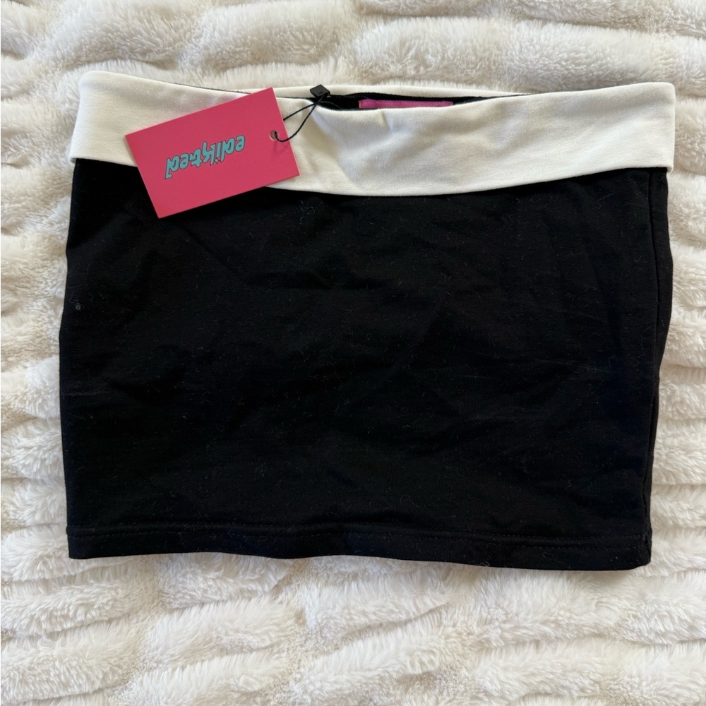 Edikted Fold Over Tube Top